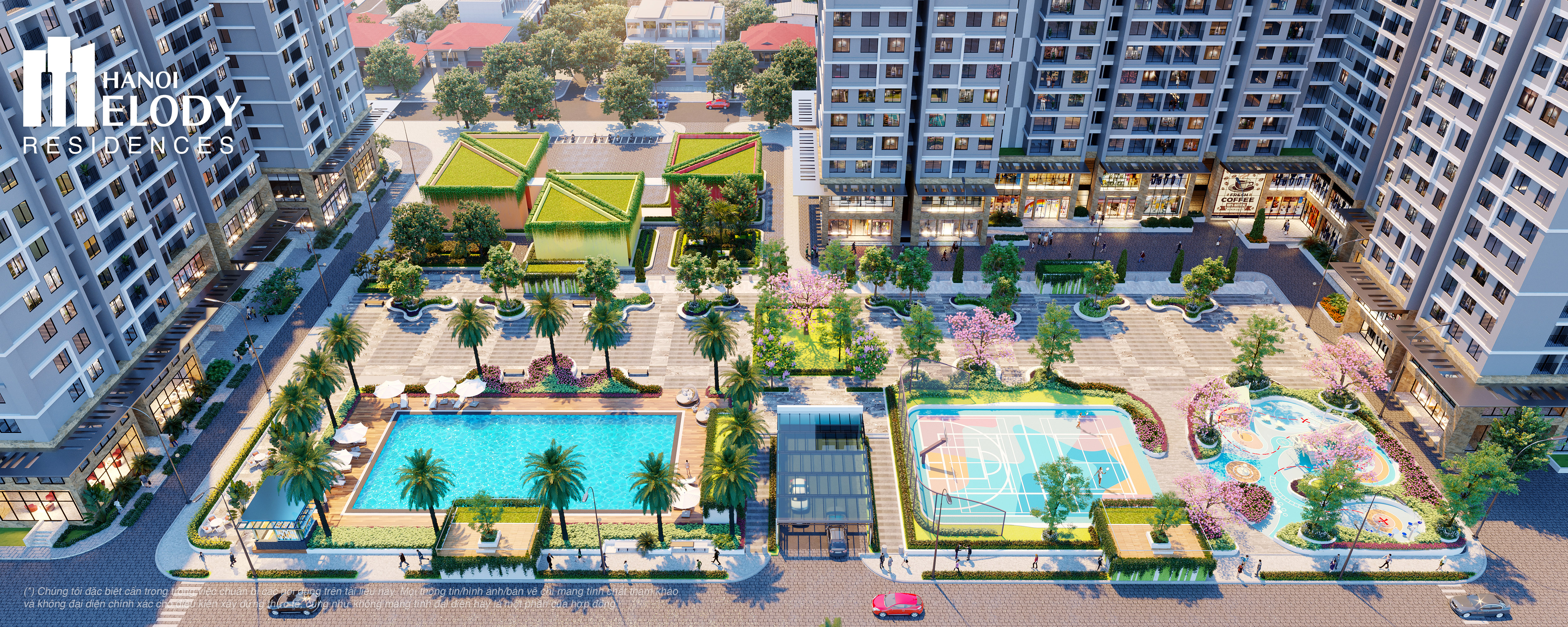 Hanoi Melody Residences_ Tổng thể tiện ích